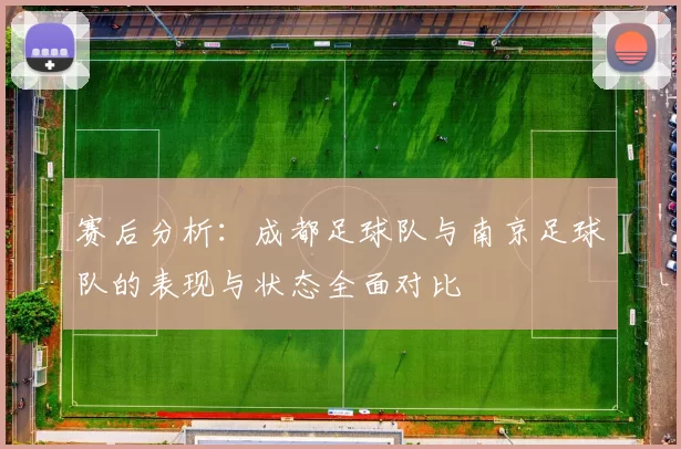 赛后分析：成都足球队与南京足球队的表现与状态全面对比