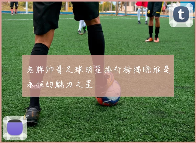 老牌帅哥足球明星排行榜揭晓谁是永恒的魅力之星